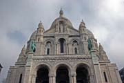 Sacré Coeur, Montmartre, Paříž. Francie.