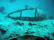 Potpn u ostrova Biak, lokalita Catalina wreck. Papua, Indonsie.