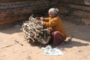 Lid stle jet ij v blzkosti chrm. Bagan. Myanmar (Barma).