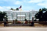 Presidentský palác ve Vientiane. Laos.