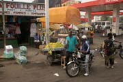 Douala, největší mesto Kamerunu je ekonomickým centrem v oblasti. Kamerun.