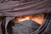 Typický Tuareg. Poušť Sahara. Niger.