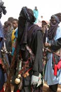 Tuaregové na slavnosti Cure Salée (Léčba solí). Městečko In-Gall. Niger.