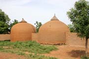 Vesničky na cestě mezi městy Niamey a Agadez. Niger.