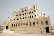 Sultánský palác ve městě Sayun v oblasti Wadi Hadramawt. Jemen.