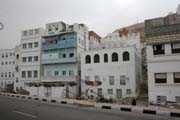Ulice ve městě Al-Mukalla. Jemen.