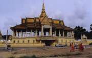Královský palác v Phnom Penhu. Kambodža.