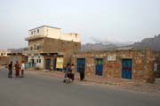 Ulice v hlavním městě Hadibu ostrova Socotra. Jemen.