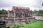 Knihovna ve vlastním chrámu Angkor Wat. Oblast chrámů Angkor Wat. Kambodža.