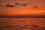 Západ slunce, Ostrovy Similan. Thajsko.