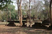 Archeologick park Kamphaeng Phet. Thajsko.