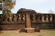 Archeologick park Kamphaeng Phet. Thajsko.