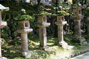 Chrám Kasuga Grand, Nara. Japonsko.