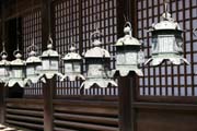 Chrám Kasuga Grand, Nara. Japonsko.