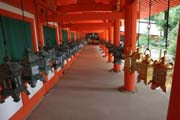 Chrám Kasuga Grand, Nara. Japonsko.