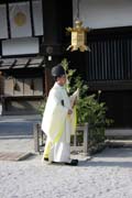 Chrám Shimogamo-jinja (Kamomioya-jinja), Kjóto. Japonsko.