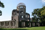 A-bomb Dome ve městě Hirošima. Japonsko.