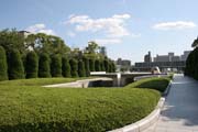Památníku míru v Hirošimě (Hiroshima Peace Memorial Park). Japonsko.