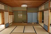 Tradiční japonská čajovna. Zahrada Kenroku-en, Kanazawa. Japonsko.