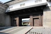 Hrad ve mst Kanazawa. Japonsko.