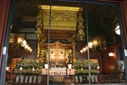 Chrám Senso-ji ve čtvrti Asakusa, Tokio. Japonsko.
