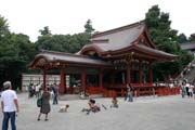 Svatyně Tsurugaoka Hachiman-gu, Kamakura. Japonsko.