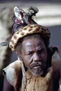 Zulu vesnice. Jihoafrická republika.