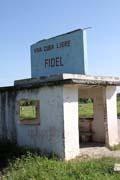 Viva Cuba Libre, Fidel. K vidění po celé zemi. Kuba.