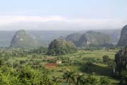 Údolí Vinales (Valle de Vinales). Kuba.