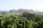Údolí Vinales (Valle de Vinales). Kuba.