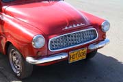 Starý model automobilu Škoda, Havana. Kuba.