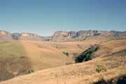 Giant's Castle Národní park, Drakensberg. Jihoafrická republika.