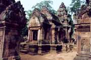 Chrm Banteay Srei. Oblast Angkor Watu. Kamboda.