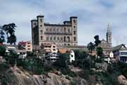 Rova - královský palác, Antananarivo. Madagaskar.