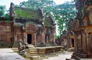 Chrám Banteay Srei. Oblast Angkor Watu. Kambodža.