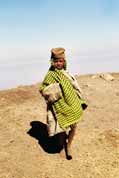 Vesničan ze Simienských hor. Sever, Etiopie.